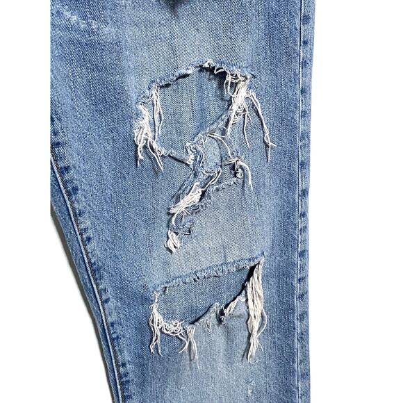 American Eagle Made to Last Slim Fit Jeans Mens 31x31 Distressed Thrashed Grunge - Picture 5 of 11